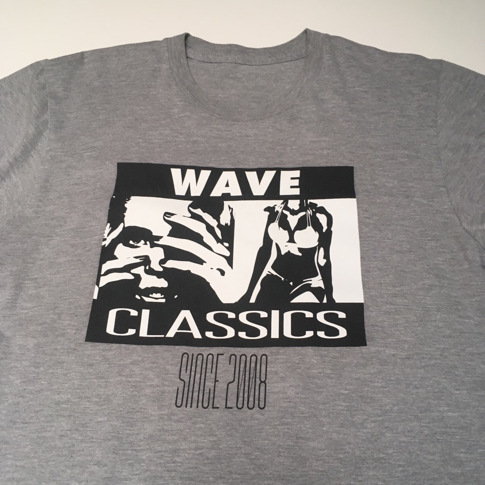 Pink Dolphin Gray Shirt Logo Street Hip Hop Japan - Picture 2 of 8